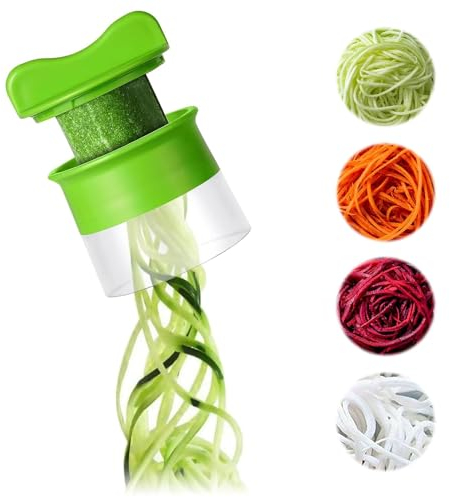 Affettatrice a spirale per verdure e verdure, spaghetti, affettatrice a spirale, affettatrice a spirale, taglierina per zucchine, carote, cetrioli, zucca, patate