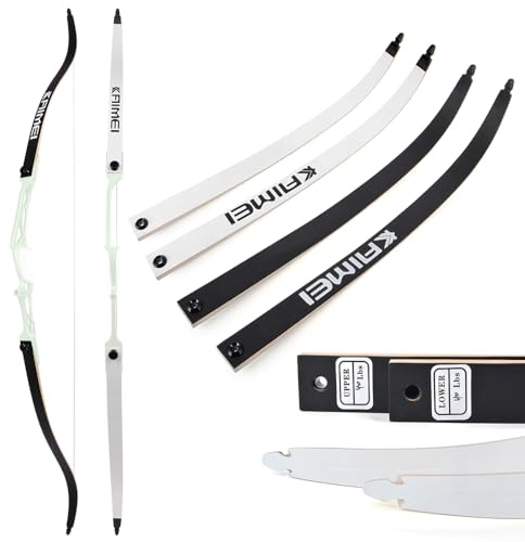 surwolf Takedown recurve bow limbs 66/68/70 Competition Recurve Bow for Beginners 12-40lbs Archery target recurvebow Longbow Sportbow（black,68-22lbs）