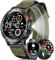 MEGALITH Smartwatch Herren Fitness Uhren: LED Taschenlampe Wasserdicht IP68 Sport Fitnessuhr - Tracker Schrittzähler Smart Watch Kompatibel Android iOS (Keine GPS)