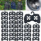 Mino Plus 30 Stück Sockenclip Sockenhalter mit Haken Sockensortierer Socken,sockenclips,Mehrzweck-Sockenhalter sockenklammern für Waschmaschine und trockner,Wiederverwendbar