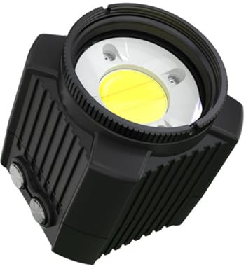 Lampe de caméra submersible transportable avec 5 modes d'éclairage IPX8 sous licence pour photographie subaquatique surlignée plan rechargeable lumière LED dense pour vidéos sous-marines