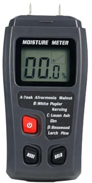 Digital Moisture Meter,Water Leak Detector Moisture Tester for Lumber Drywall Firewood Masonry Woodworking Plaster Floor Concrete Building