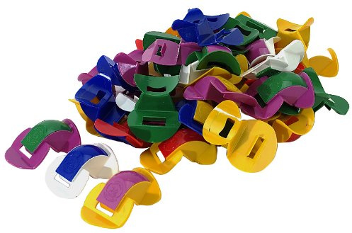 Kirstein - Flauto da naso, confezione da 10 pezzi, colori assortiti