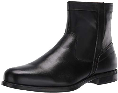 Florsheim mens Medfield Plain Toe Zip Fashion Boot, Black, 10 US