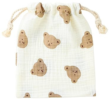 HOOLRZI Sacs à Langer Sac à Couches pour bébé Sac à Couches réutilisable Sac Organisateur de Couches à Cordon pour bébé Lavable Pochette de Rangement pour Petits