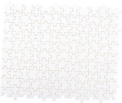 ibasenice 1000stücke Holz Puzzle Wärmeübertragung Transferpuzzle Puzzleteil Leeres Puzzle DIY Bastelmaterial Für Junge Mädchen Erwachsene Hobby Kunst Handwerk Spielzeug