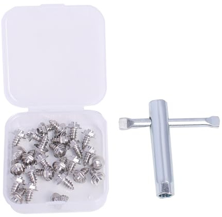 Raprance Screw-in Wading Boot Studs, 26 st halkfria skruvar för filt eller gummisula