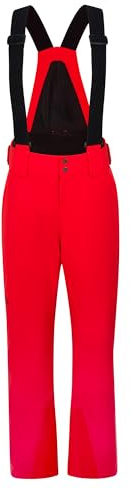 Ziener Herren TAZLIN-Z Ski-Hose/Schnee-Hose | wasserdicht, warm, Träger, red, 52