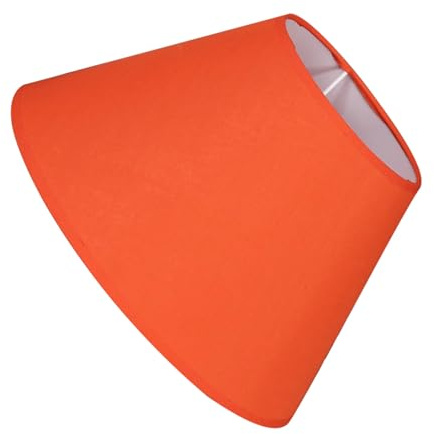 GRIRIW Pantallas Lamparas de Tela para Lámpara de Mesa Estilo Retro Base E27, Diseño Elegante y Material Algodón-poliéster para Uso en Hogar