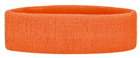 GOGO Sport pannband svettband atletisk frotté tyg pannband orange