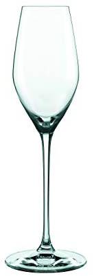 Nachtmann Supreme Champagne Flutes – Set of 4 Lead-Free 10.1 oz Crystal Stemware with Slimline Shape & Sparkling Point, Refined Glasses for Prosecco, Weddings, Events, Entertaining Guests