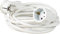 as - Schwabe Verlängerungsleitung 5 m mit Flachstecker - Verlängerungskabel mit Schutzkontaktstecker & Schutzkontaktkupplung - für den Innenbereich - extrem flach - 230V, 16A - IP20 - Weiß, 50521