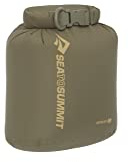 Sea to Summit - Lightweight Dry Bag XS 3L - wasserdichte Aufbewahrung - Rollverschluss - Recycling-Gewebe - Befestigung & D-Ring - Wandern & Paddelsport - 17 x 13.3 x 21.3cm - Olive Green - 45g