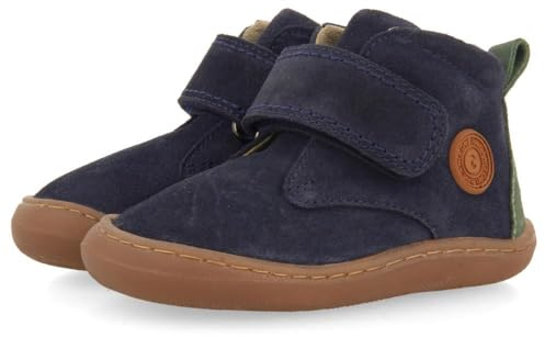 Gioseppo Barefoot, Zapatos Primeros Pasos de Piel Bebé WIRT Marino Talla 21