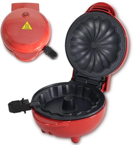 Cake Maker, Cake Pop Maker, Munkmaskin med non-stick beläggning och säkerhetsbelysning, Cup Cake Maker med dubbelsidig uppvärmning för barnvänlig frukost, Snacks, desserter