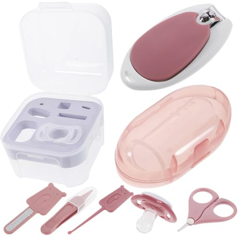 Toddmomy Cortaúñas Para Bebés Tijeras Para Uñas Kit Manicura Herramienta De Cuidado De Uñas