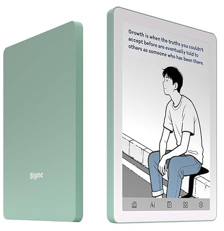 Bigme B6 6-tums färg ePaper-läsare med Android 14OS, 4+64GB (Grön)