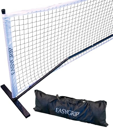 EasyGrip Rete Pickleball Classic – Rete Regolamentare per Indoor con Struttura Robusta in Lega Metallica – Montaggio Veloce, Alta Stabilità, Borsa da Trasporto Inclusa – 670 cm x 91 cm (Classic)