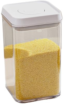Tktouci Contenitore Per Cereali | Contenitori Per Alimenti Impilabili,Antigoccia per Cucina Panificazione Domestica Cereali Snack Dolciumi Tè sfuso Frutta Secca