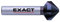 Exact 51143 - Avellanador (10,4 mm, 90°, acero HSS, revestimiento TiAlN, DIN 335C)