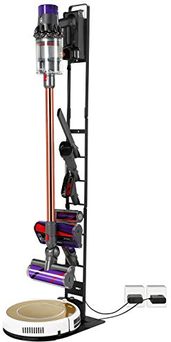 Kyrio Support pour aspirateur compatible avec aspirateurs Dyson et robots, support de station d'accueil pour aspirateur Dyson V12 V11 V10 V8 V7 V6 Xiaomi Roborock Philip Robotic