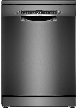 Bosch - Lavavajillas Libre Instalación, 60 cm, Serie 2, Home Connect, 14 servicios, Tercera Bandeja, Acero Antihuellas, SMS2HMI04E.