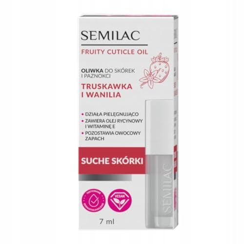 Semilac Aceite de uñas fresa vainilla 7 ml