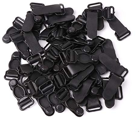50x Corset Leg Garter Belt Clip Hooks Suspender Ends Hosiery Stocking Grips
