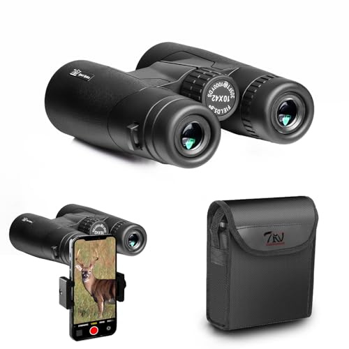 TRV High Power 10 x 42 kikare för vuxna med Bak4-prisma och BMC-beläggning – perfekt kikare för fågelskådning, vandring, konserter