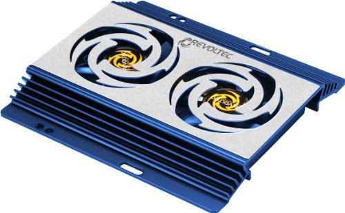 Revoltec Hard Drive Cooler, Blue - Ventilador de PC (Blue, 20 dB, HDD 3.5, Azul, Aluminio, 2,16 W, 0,18 A)