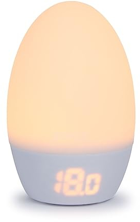 Tommee Tippee GroEgg2, Toddler Nightlight, LED Colour-Changing with Digital Room Temperature Display for Safer Sleep, Adjustable Brightness, Silicone Shell, USB Rechargeable