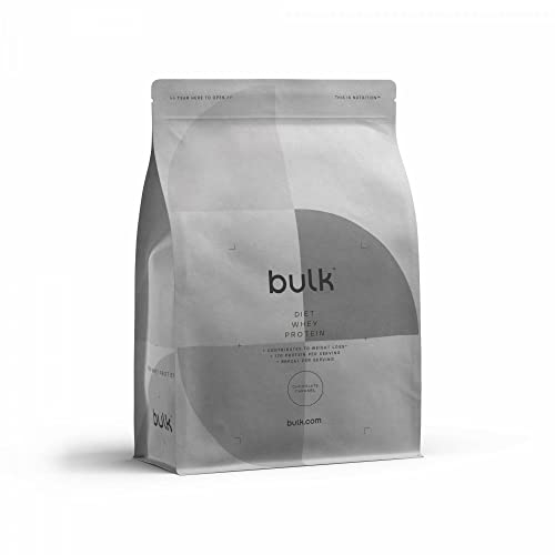 Bulk Diät Whey Protein, Protein Pulver, Eiweißpulver, Schoko Karamell, 500 g, 20 Portionen, Verpackung Kann Variieren