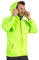 PERLETTI Regenjacke Herren für Hohe Sichtbarkeit - Reflektierende Regenponcho Windbreaker Trainingsjacke für Männer - Wasserdichte Rain Jacket mit Etui - Anorak für Freizeit (XL, Lindgrün Lime)