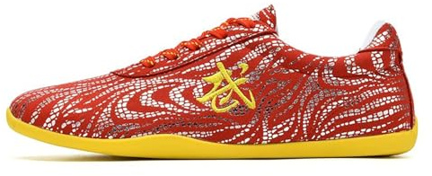Respirant Chaussures Tai Chi Arts Martiaux,Chaussures Kung Fu Qi Gong Sports pour Pratique,Femmes Homme Baskets de Taï-Chi Kong Fu D'EntraîNement Taekwondo Box(Size:38EU,Color:D)