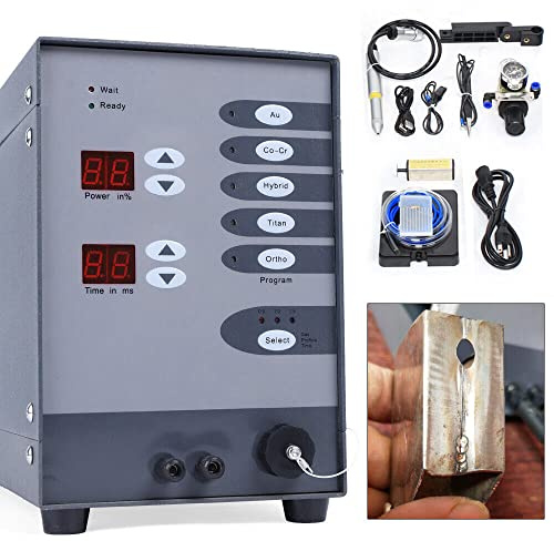 RibasuBB Automatic CNC Spot Welding Machine, Handheld Welding Machine Portable for Metal, 110v / 60hz Permanent Jewelry Welder kits Weldable Solid Gold, Aluminum, Titanium Welding
