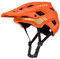 BATFOX Fahrradhelm, Leichter Komfort Mountainbike-Helm Skateboard Helm mit Visier, Atmungsaktiv Helme für Herren Damen Erwachsene Jugend, Verstellbar in der Größe-Orange||M