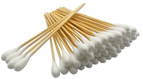 15,2 cm lange große Wattestäbchen, 100 Stück