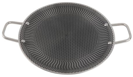 Partita de Barbacoa Tradicional de Acero Inoxidable, Calderas Tradicionales de Barbacoa Tradicionales Coreanas, únicas con Recubrimiento que No Es de Estilo para Cocinar Estufas de Cocción (34 cm)