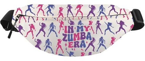 WCGXKO In My Zumba Era Crossbody Waist Pack Zumba Gift Zumba Teacher Appreciation Gift for Zumba Lover (Zumba Pack)