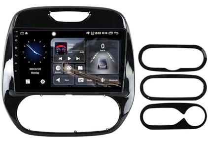 Android 13 2 DIN-bilradio, 9-tums multimediapekskärm, Bluetooth 5.0, FM/AM/Dab+ radio, GPS, Wi-FI, handsfree kit för Kaptur 2016-2019, modell NF-5
