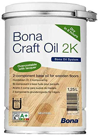 Bona Craft Oil 2K Wood Floor Oil Multiple Colours- 400ml (Frost) Prdt Code; GT571108001