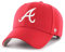 '47 MLB Baseballcap Atlanta Braves Rot Most Valueable Player Cap Kappe Basecap