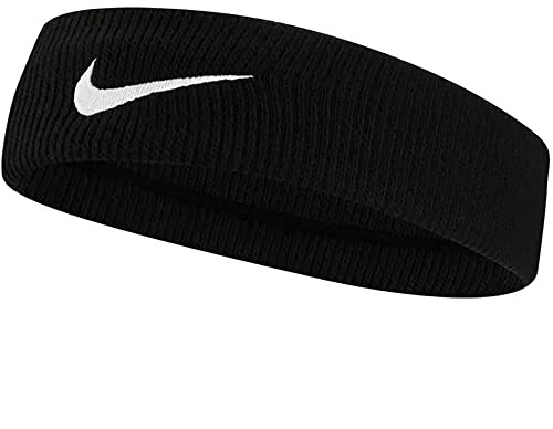Nike Unisex – Erwachsene Elite Headband StirnBND, Black/White, one Size
