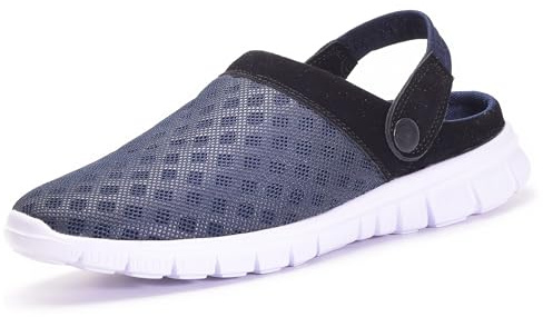 Gaatpot Zoccoli e Sabot per Uomo Donna,Traspiranti,Blu Scuro,42 EU