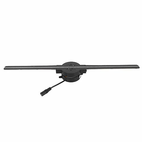 Ventilador de Holograma 3D Proyector Holográfico LED WiFi de 16,5 Pulgadas para Visualización de Fotos y Vídeos, lo Mejor para Carteles de Tiendas, Fiestas en Bares, 224 Cuentas