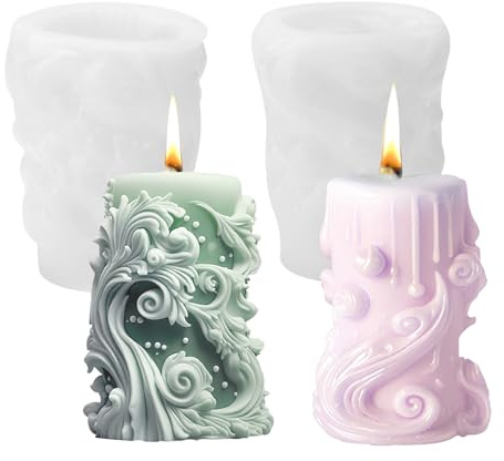APOMOONS Stampi per candele, set profumato, stampo, ornamenti