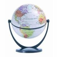Dreh-Schwenk-Globus 10 cm - politisches weiß