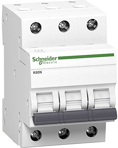 Schneider A9K02310 Disjoncteur K60N 3P 10A Caractéristique C 6kA