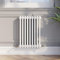 DuraTherm® 600 x 425mm White Traditional Horizontal Designer Radiator Double Column Colosseum Cast Iron Style Central Heating Panel Radiators Rad