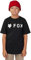 Fox Racing Yth Absolute Ss Tee Windbreaker Unisex Kinder, Schwarz, M